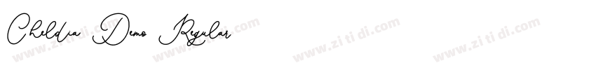 Cheldia Demo Regular字体转换 Cheldia Demo Regular字体转换